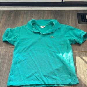 Lacoste Kids Petit Piqué Polo Shirt - turquoise